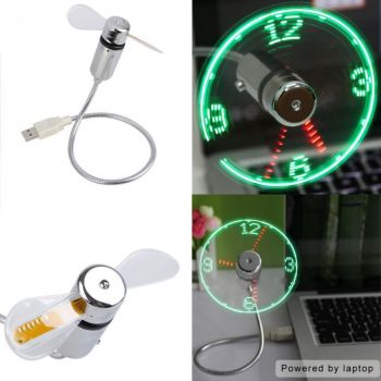 USB LED Flashing Message Fan - Popular Products - Best Price in Pakistan - HitShop.pk